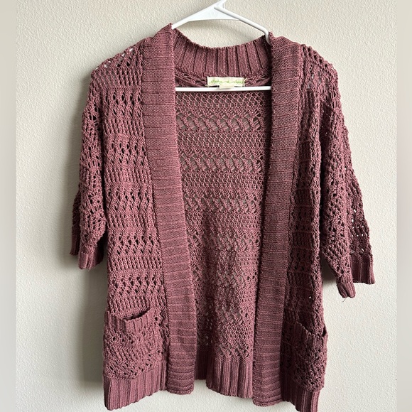 Urban Outfitters Sweaters - Urban outfitters open cardigan short sleeve size XS - staring at stars